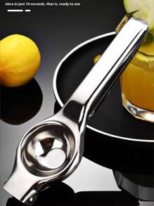 2 pièces presse-agrumes manuel en acier inoxydable - presse-citron et presse-orange avec une poignée ergonomique, parfait pour faire du jus frais maison dans la cuisine. Haute résistance, presse-citron/presse-agrumes/extracteur de jus manuel - jus d'orange/jus de citron vert, conception robuste, anti-corrosion et lavable au lave-vaisselle