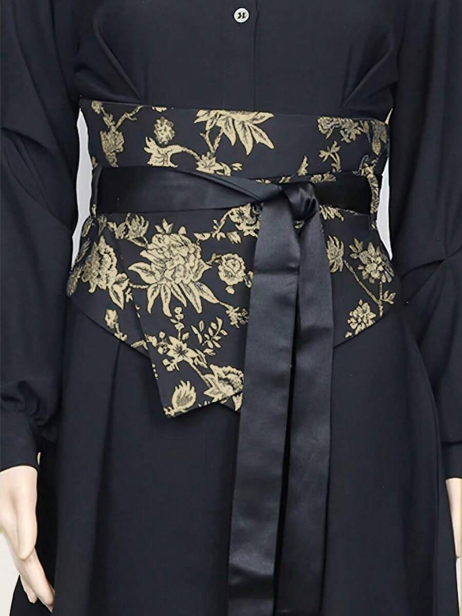 1pc Women's Belt, Elegant Fashion Versatile Adjustable Self-Tie Waist Cincher, Suitable For Dresses, Shirts, Coats, For Party, Holiday Gift Women Corset Belt For Dress,Waist Trainer Waist-Shaping For Waist Slimming And Tummy Control Halloween Costume