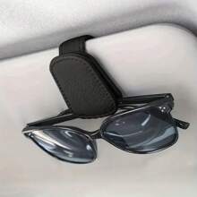 1 pieza Soporte para gafas de sol de carro, clip de visera de sol