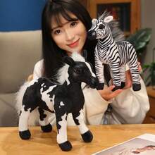 1 pieza Figura de caballo de peluche realista - Multicolor - Ver 7
