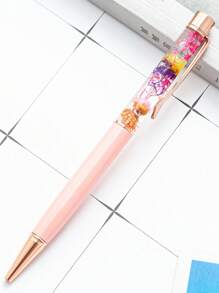 Spersonalizowany długopis z serii Preserved Flower z nadrukowanym logo, odpowiedni jako prezent szkolny, długopis reklamowy, artykuły szkolne, prezenty na Dzień Nauczyciela, gadżety firmowe i artykuły biurowe