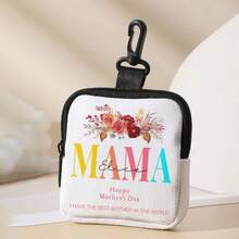 1 个定制钱包耳机包，独特设计（照片、风景、插图、姓名）拉链钱包、口袋、钱包、杂项储物袋、时尚现代旅行、生日礼物、周年纪念情人节、情人节、女士礼品袋、教师礼物店返校 - 彩色 - 查看 3