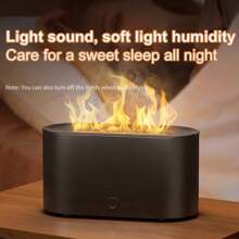 6 Colors Simulated Flame Humidifier - Single Room Humidifiers With Realistic Smoke Design, Aromatherapy Diffuser, Night Light, And Essential Oil Capability For Home, Office, And Gift Ideas