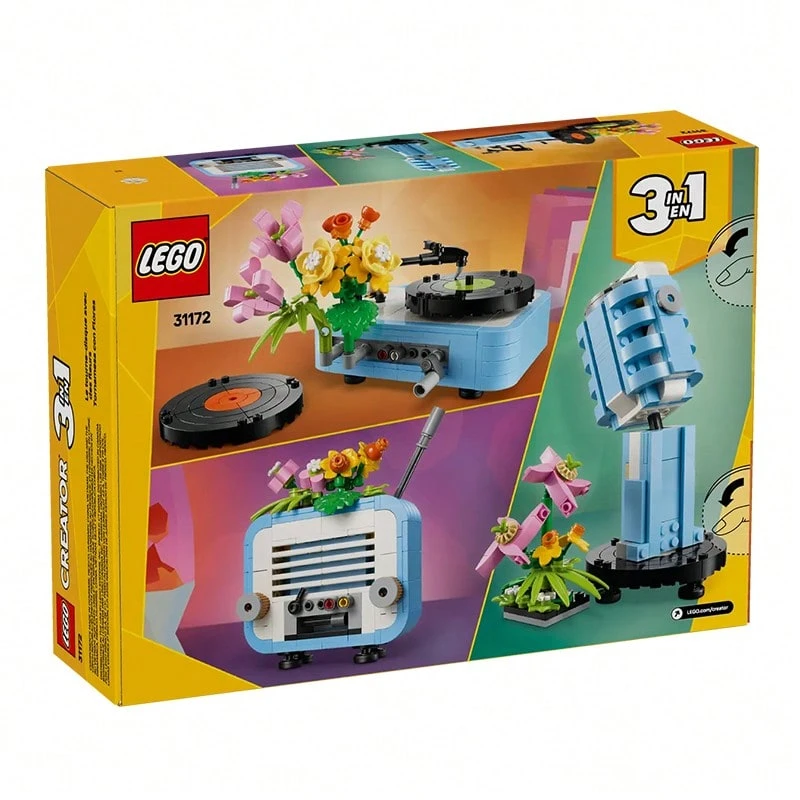 LEGO 31172 Flower Jukebox, Suitable For Birthday Gifts - 31172 - View 1