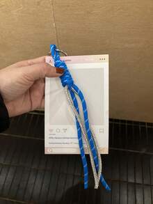 1pc Rhinestone Tassel Charm, Fashion Elegant Handbag Pendant, Simple Accessory, Suitable For Men & Women, Birthday/Mother's Day Gift - Multicolor - View 12