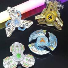 3-Blatt Fingerspitzenspinner Spielzeug - Kreisförmiges Exoskelett drehendes Stresslinderungsspinner, aus Plastik gefertigt, geeignet für Spinner Enthusiasten/Geburtstagsgeschenke