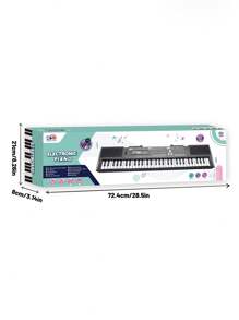 61-Key Kids Electronic Keyboard With Microphone & USB – Educational Piano For Ages 3+, Recording & Playback, Built-In Songs, Multiple Tones & Rhythms – Ideal Gift, No Batteries Included