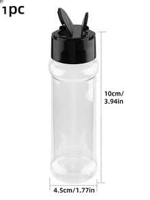 12pcs Spice Jar Set, Round Spice Bottles, Kitchen Spice Jars, Spice Rack Storage Box, Kitchen Tools, Outdoor Camping Picnic BBQ Accessories With Pour/Sift Shaker Lids - Multicolor - View 12