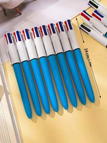 8 pièces/paquet Stylos à bille multicolores 1,0 mm, Stylos 4-en-1, Stylos infirmiers rétractables mignons, 4 stylos de couleur en 1, convenant pour l'école, la rentrée scolaire, les étudiants, les infirmières, les tableaux blancs, les fournitures de bureau