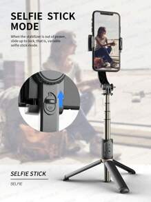 AXNEN Handliche Smartphone Gimbal Handstabilisator mit Stativ Selfie-Stick, faltbarer Gimbal mit kabellosem Fernbedienung für Smartphones
