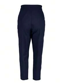 Women's Solid Color Slim Fit Casual Work Pants
