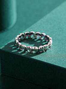 MODIAN 925 Sterling Silver Animal Stackable Elephant Female Charm Cute Finger Ring For Women Fine Jewelry Anillo - Silver - View 5