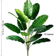 65-96-119cm (46.85 Inches) Artificial Tropical Banana Tree Palm Tree Fake Banana Tree Real Touch Strelitzia Plastic Plants For Home Garden Hotel Office Store