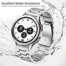 VA VA VOOM Correa de reloj de metal de liberación rápida de 20 mm/22 mm, ajustable, compatible con Samsung Galaxy Watch y otros modelos. Esta pulsera casual y de moda unisex es resistente al agua y transpirable, con una correa de color dorado. Es un accesorio ideal para relojes inteligentes, adecuado para uso diario, Día de la Madre, Día del Padre, deportes, regalos festivos, vuelta al cole, Cyber Monday, Navidad y talla grande. - Multicolor - Ver 7