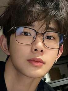 1pc High Definition Anti-Blue Ray Eyeglasses, Vintage Clear Lens Glasses For Nearsighted Men, Fashionable Half-Rim Glasses Clear Glasses - Multicolor - View 1