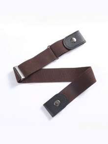 1pc Adjustable Invisible Elastic Belt, Unisex Design - Comfortable, Non-Slip, Suitable For Casual Wear, Handwash, Waist Slimming, Ideal Gift For Father's Day And Mother's Day - Multicolor - View 5