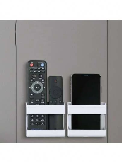 1 件壁挂式收纳支架中央网关收纳支架遥控器多模式网关固定支撑收纳支架适用于客厅和卧室