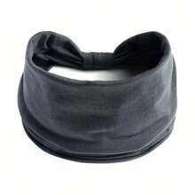 Headbands For Women African Boho Wide Hairband Headband Knotted Head Wraps Turbans Hair Accessories - Black - View 7