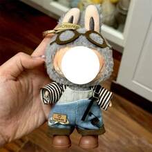 [Outfit And Headpiece Only] 17CM Doll Casual Outfit Set - Dress, Hoodie, And Accessories - Multicolor - View 12