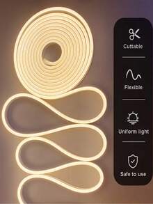 1串霓虹灯,44颗LED灯,带遥控器,易于使用 - 多色光 - 查看 8