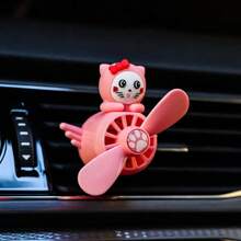 Car Decoration Incense Dispenser Pilot Rotating Propeller Air Outlet Car Ornaments Cartoon Cute Accessories