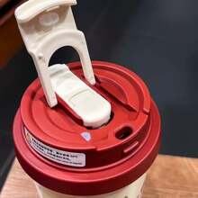 1 Fashionable Flower Patterned Coffee Cup, Double Drinking Stainless Steel Insulated Cup, Portable Coffee Cup, Men's And Women's Portable Office Water Bottle, Suitable For Offices, Study Rooms, Classrooms, As Holiday Gifts