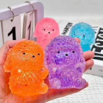 1/2/3/5 件糖狗感官坐立不安玩具，挤压糖球减压球，内有粘性，适用于焦虑、自闭症、注意力缺陷多动症、坐立不安、坐立不安的成年人缓解压力，焦虑缓解物品挤压、投掷坐立不安、礼物填充物颜色随机、生日礼物、百宝箱填充物、生日派对礼物减压玩具、礼品袋填充物、皮纳塔填充物、礼品袋填充物