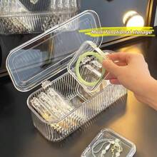 Transparent Acrylic Jewelry Storage Box, Removable And Multi-Function Jewelry Display Cabinet, Used For Gold Bracelets, Jade Bracelets, Bracelets, Crystals, Bracelets, Necklaces, Rings, Earrings, Nail Art, Antioxidant Large Capacity Jewelry Box Suitable For Jewelry Organizers, Jewelry Participants, Jewelry Collectors, Holiday Gifts Back To School