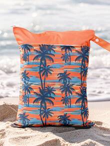 1 Stück Nass-Trocken Beutel für Stoffwindeln von Babys mit 2 Fächern, wasserdicht waschbar Aufbewahrungstasche zum Reisen für Badeanzug, Gym, Strandtuch