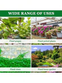 100pcs Plant Support Clips For Climbing Plants Outdoor, Garden Vegetables Tomato Vine Flower Clips, Secured Plastic Plant Lever Loop Gripper Fixing Reusable Clips