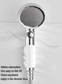 Universal Caterpillar Shower Shelf No Punch Bathroom Suction Cup Bracket Removable Holder Powerful Adsorption Shower Head Holder Adjustable Base Bathroom Installation-Free Shelf Ins Style Bathroom Accessory Gods, No Punch Caterpillar Shower Shelf Back To School Bathroom Accessories