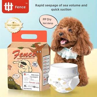Disposable Female Dog Diapers - Leak-Proof, Highly Absorbent, Breathable