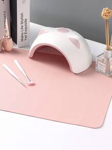 Tapete De Mesa Para Nail Art À Prova D'Água, Resistente À Sujeira, Durável, Apoio De Braço, Dobrável, Dupla Face, De Microfibra, Macio, Almofada Para As Mãos, Apoio De Braço Para Nail Art, Manicure, Ferramenta De Beleza Portátil Multifuncional