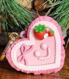 Plush Keychains - Pastel Pink - View 4