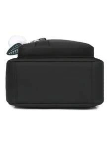 Women's Large Capacity Shoulder Tote Backpack - Black - View 9