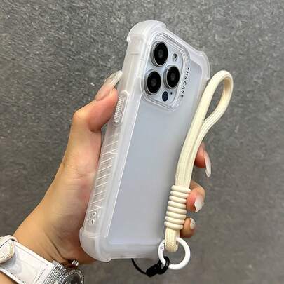 三合一军用组装防震保护带腕带手机壳适用于 17 Pro Max 17 Pro 17 Air 17 16 15 14 Pro Max 13 17ProMax Air 垫 TPU 保险杠 PC 硬后盖