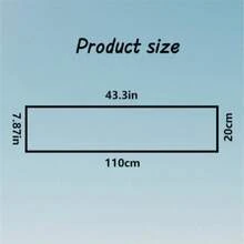 1 件运动毛巾，7.87 英寸 * 43.3 英寸，无刺激，柔软亲肤，适合健身房、跑步、徒步旅行、户外、马拉松海滩必备品