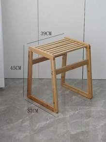 Chaise en bambou, meuble en bois de bambou pour la maison, le salon, le balcon, la salle de bain, tabouret en bambou tressé au style Ins créatif