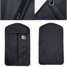 4pcs Suit Garment Covers Dust-Proof Storage Bag Set, With 3 Portable Storage Pouches, Clothes Folding Hanging Bags