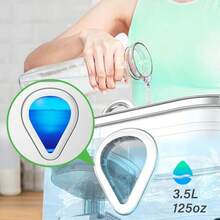 Bfairy 3.5L/0.93GAL Stainless Steel Pet Water Fountain Automatic Pet Dispener With Viewable Window Observe Water Level Suitable Cats Dogs Multiple Pets - US A Type Plug(110-127V) - View 6