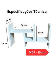 Adjustable Desk Organizer Office Books Home Office Decoration National Shipping - 白色 - 查看 2