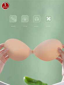 Invisible Strapless Breathable Comfortable Plus Size Women Bust Lift Tape Bras, Anti-Sag, Anti-Slip, Suitable For Dresses, Weddings - Apricot - View 11