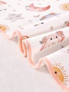 1PC S/M/L Size Sun Pattern Portable Diaper Changing Mat,Waterproof Baby Changing Pad - Multicolor - View 5