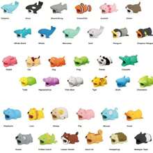 Protector de cable animal bite - Negro - Ver 3