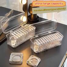 Transparent Acrylic Jewelry Storage Box, Removable And Multi-Function Jewelry Display Cabinet, Used For Gold Bracelets, Jade Bracelets, Bracelets, Crystals, Bracelets, Necklaces, Rings, Earrings, Nail Art, Antioxidant Large Capacity Jewelry Box Suitable For Jewelry Organizers, Jewelry Participants, Jewelry Collectors, Holiday Gifts Back To School