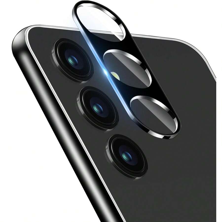 [1 Pack] Camera Lens Protector Compatible With Galaxy A13/A14/A15/A16/A23/A24/A25/A26/A34/A36/A35/A54/A55 5G/A56/S23 FE/S22/S23/S24 FE/S25 Plus Ultra, Tempered Glass Camera Protector Lens Cover, Ultra HD, 9H Hardness, Anti-Scratch, Case Friendly [No Affect On Night Shots] Gift For Birthday, Family, Friends Lens Protector, Phone Accessories Waterproof Shockproof Anti-Fall Anti-Fall Anti-Fingerprint Full Cover