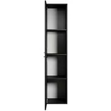 Affidabile mobiletto Nero da 130 cm con soluzioni di archiviazione uniche per una migliore organizzazione