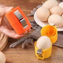 1 pieza Separador de huevos portátil y práctico - Separador rápido y fácil de huevo y cáscara para la cocina y el comedor