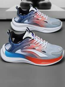 Summer New Leather Mesh Casual Sports Shoes Sneakers Running Shoes Youth Sports Sandals - Grey - View 3