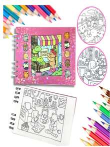 Coloring Book Drawing With 50 100 Or 170 Sheets - CUTE-aZUL - View 8